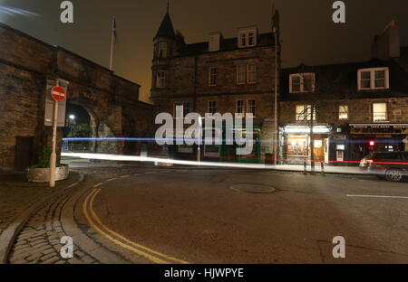 Port de l'ouest par nuit St Andrews Fife Ecosse Janvier 2017 Banque D'Images