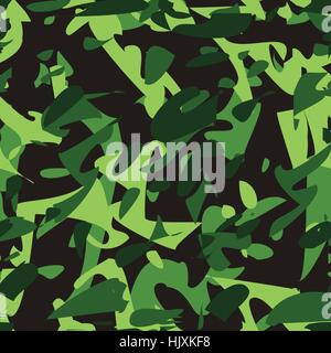 Motif de camouflage. Kaki militaire modèle vectoriel continu wallpaper Illustration de Vecteur