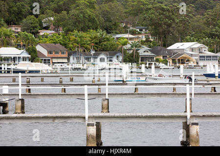 Woy Woy Bay sur la côte centrale de la Nouvelle-Galles du Sud, Australie Banque D'Images