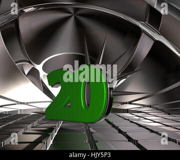 vingt Banque D'Images