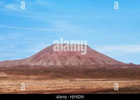 Montana Roja, Corralejo, Fuerteventura, Îles Canaries, Espagne Banque D'Images