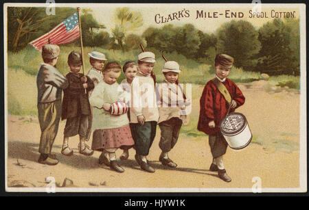 Clark's Mile-end coton tiroir. Banque D'Images