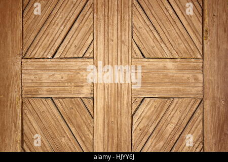 Détail sur la vieille porte en bois, fait main roumaine texture bois antique Banque D'Images