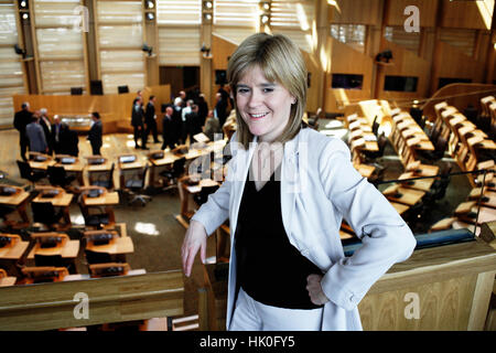 Nicola sturgeon, 2006. msp, au parlement écossais à Édimbourg, en Écosse. © gerry mccann. Banque D'Images