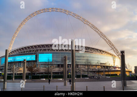 Le stade de Wembley, London, Angleterre, Royaume-Uni Banque D'Images