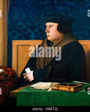 Thomas Cromwell. Portrait de Sir Thomas Cromwell par Hans Holbein le Jeune, 1532 Banque D'Images