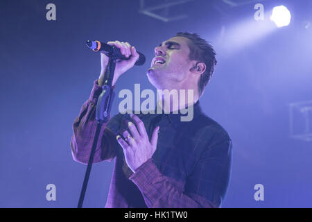 Bournemouth, Royaume-Uni. Feb, 2017 4. Busted effectue en concert au O2 Academy Bournemouth, Dorset, Angleterre. Crédit : Charlie Raven/Alamy Live News Banque D'Images