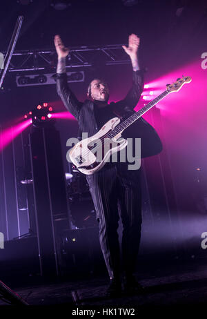 Bournemouth, Royaume-Uni. Feb, 2017 4. Busted effectue en concert au O2 Academy Bournemouth, Dorset, Angleterre. Crédit : Charlie Raven/Alamy Live News Banque D'Images