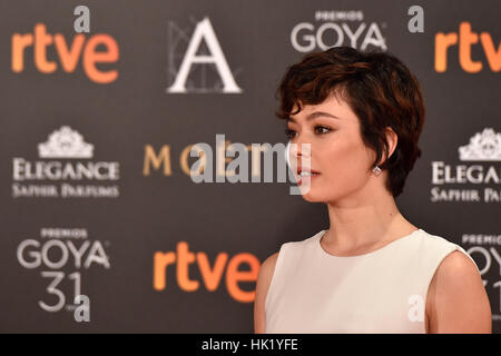 Madrid, Espagne. Feb, 2017 4. Anna Castillo lors d'un photocall au cours de la 31e Goya Film Awards à Madrid. Gtres más información : crédit en ligne Comuniación,S.L./Alamy Live News Banque D'Images