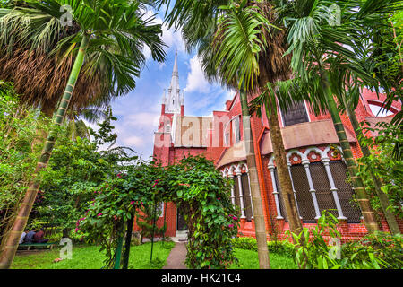 Cathédrale St Mary à Yangon, Myanmar. Banque D'Images