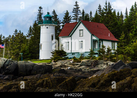 Phare de l'Île Curtis Banque D'Images