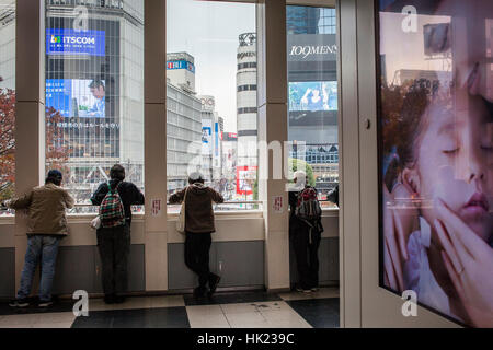 Paysage urbain, métro, gare de Shibuya, Tokyo, Japon, Asie Banque D'Images