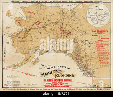 Site de l'Alaska 1898 Banque D'Images