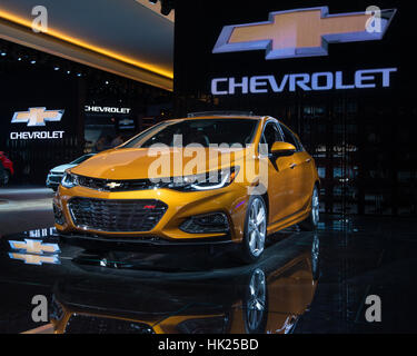 2017 Chevrolet RS Premier Croisière car à l'occasion du North American International Auto Show (NAIAS). Banque D'Images
