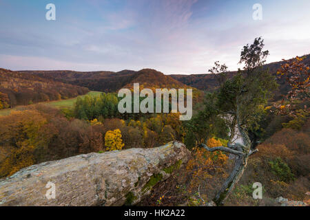 Umlaufberg, parc national Thayatal, Thaya, Merkersdorf, Basse Autriche, Autriche Banque D'Images