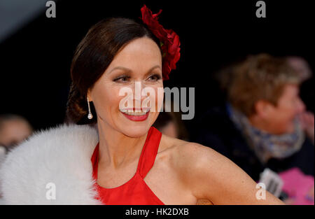 Amanda Mealing assistant à la National Television Awards 2017 à l'O2 de Londres. Banque D'Images