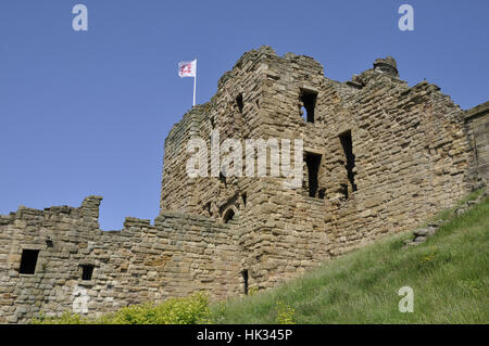 Tynemouth castle Banque D'Images