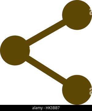 Modèle de coupe de papier à plat de l'icône de l'action. Vector illustration Illustration de Vecteur