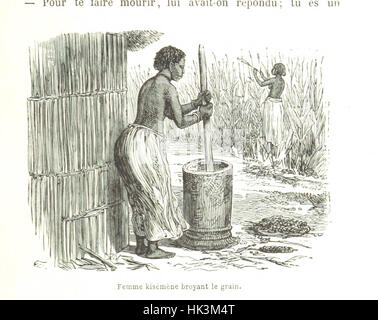 Image tirée de la page 103 de 'Comment j'ai retrouvé Livingstone', une traduction française du récit de la recherche de l'explorateur David Livingstone. La page présente une illustration liée au voyage de Livingstone en Afrique. Banque D'Images