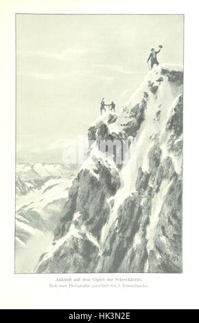 Image de la page 159 de 'In luftigen Höhen', montrant des illustrations et des planches des régions montagneuses de la Jungfrau et de l'Oberland bernois, publiées par l'Association alpine allemande et autrichienne. Banque D'Images