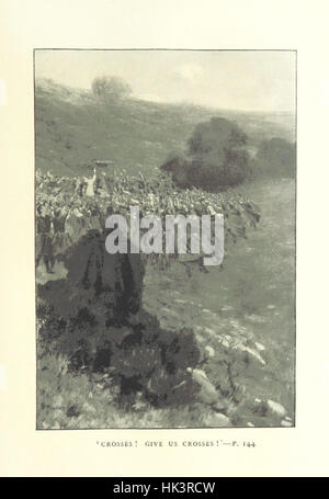 Image tirée de la page 167 de 'via Crucis', un récit romantique se déroulant pendant la deuxième croisade, illustré par Louis Loeb, représentant les événements historiques clés de la croisade. Banque D'Images