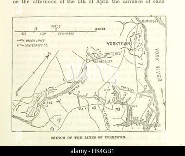 Image prise à partir de la page 119 de 'Campagnes de l'armée du Potomac : une histoire critique des opérations dans la Virginie, du Maryland et de Pennsylvanie, du début à la fin de la guerre 1861-5' image prise à partir de la page 119 de 'Campagnes Banque D'Images