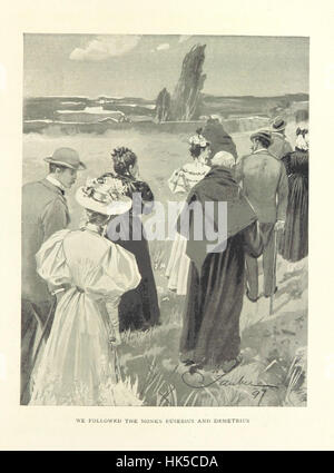 Une image de la page 185 du livre 'Un voyage de consolation', illustrant le thème du réconfort et de la réflexion dans le contexte d'un voyage littéraire. Banque D'Images