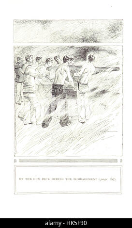 Un canonnier à bord du 'Yankee.' dans le journal de numéro cinq du port des armes à feu. après Le fil de la croisière et combats de la réserve navale dans la guerre hispano-américaine. Sous la direction de H. H. Lewis, etc. Image prise à partir de la page 197 d'un "Gunne Banque D'Images