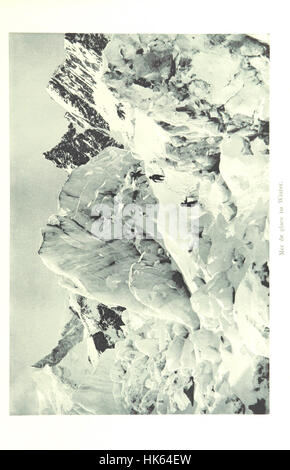 Image tirée de 'In luftigen Höhen', représentant la montagne de la Jungfrau et l'Oberland bernois, avec des illustrations fournies par le club alpin allemand et autrichien. Banque D'Images