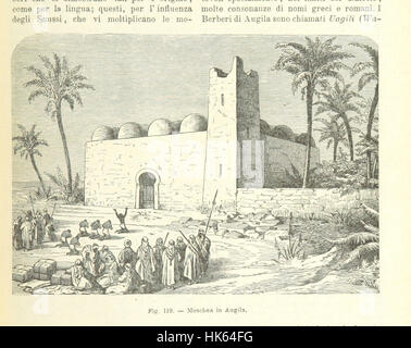 Une image de 'la Terra', un traité populaire sur la géographie universelle par G. Marinelli et d'autres scientifiques italiens, présentant des cartes et des illustrations des continents et des régions du monde. Banque D'Images