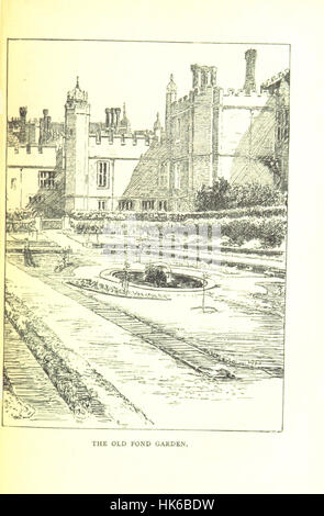 Image tirée de 'A Short History of Hampton court', illustrant les moments historiques clés et l'architecture du palais de Hampton court. Banque D'Images