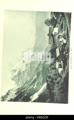 Page 271 de 'In luftigen Höhen', un récit illustré de la Vierge et de l'Oberland bernois, centré sur la géographie et la culture de l'alpinisme des Alpes suisses, publié par le Club alpin allemand et autrichien. Banque D'Images