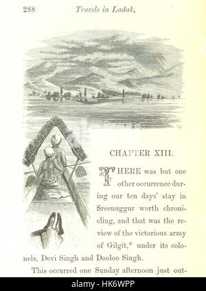 Image tirée de « voyages au Ladakh, au Tartary et au Cachemire », représentant des scènes de ces régions d'Asie centrale, mettant en évidence les paysages et les cultures rencontrés au cours du voyage. Banque D'Images