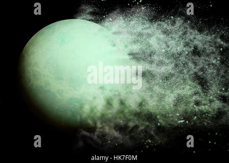 - Explosion de la planète Uranus. Éléments de cette image fournie par la NASA Banque D'Images