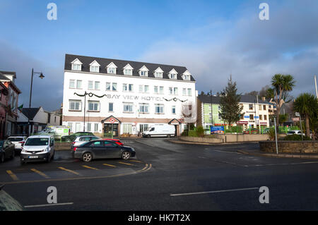 Bay View Hotel, Killybegs, comté de Donegal, Irlande Banque D'Images