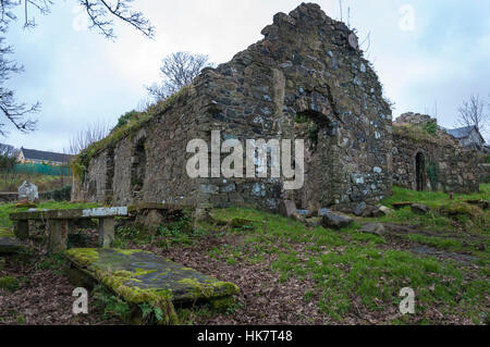 St Catherines ancienne église en ruines Killybegs, comté de Donegal, Irlande Banque D'Images