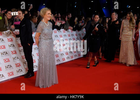 Marie Berry assistant à la National Television Awards 2017 à l'O2, Londres Banque D'Images