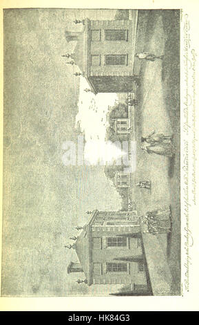 Cette image, tirée de la page 385 de 'A Short History of Hampton court', comprend de nombreuses illustrations qui décrivent l'histoire et l'architecture de Hampton court, mettant l'accent sur son importance en tant que résidence royale. Banque D'Images