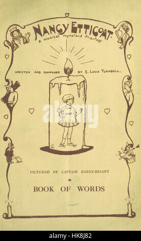 Nancy Etticoat ; ou, Aventures en rimes-book-terre. Une nursery rhyme-fantasia image prise à partir de la page 5 de "Nancy Etticoat ; ou Banque D'Images