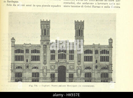 Une image de 'la Terra', un traité géographique populaire de G. Marinelli et des scientifiques italiens, avec des cartes et des illustrations des continents et des caractéristiques physiques du monde. Banque D'Images