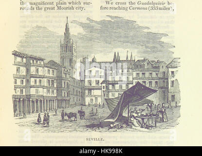 Image tirée du « Guide européen d'Appleton », présentant des illustrations et des cartes des pays européens. Banque D'Images