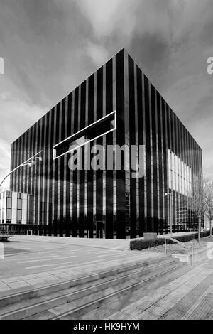 La construction de base, Corby Cube, George Street, Corby, Northamptonshire, Angleterre Banque D'Images