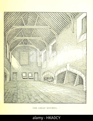 Image tirée de la page 91 de 'A Short History of Hampton court', présentant les caractéristiques architecturales et historiques du palais. La photographie met en évidence les aspects clés du palais et son importance dans l'histoire anglaise. Banque D'Images