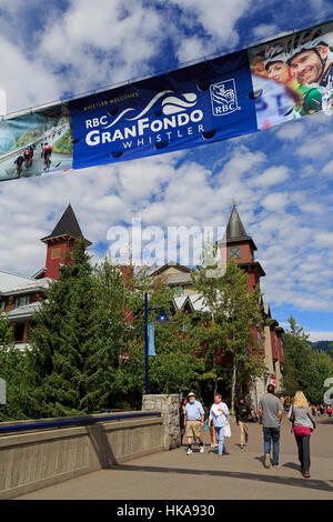 Le Village de Whistler, British Columbia, Canada Banque D'Images