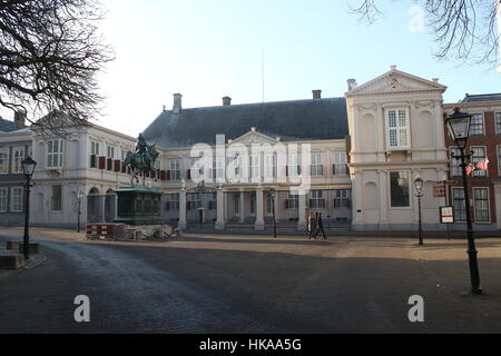 Palais Noordeinde, le centre de La Haye (Den Haag), Pays-Bas. Depuis 2013 'palace' pour le Roi Willem-Alexander. Banque D'Images