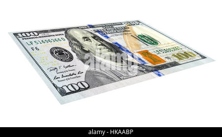 Les billets de dollars. Une centaine de billets en dollars américains Banque D'Images