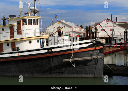 Village de pêche de Steveston, Vancouver, British Columbia, Canada Banque D'Images