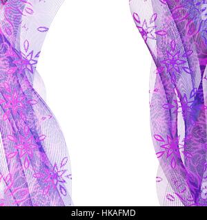 Résumé fond, violet transparent agita line brochures, site internet, flyer design vague fumée.. Illustration de Vecteur