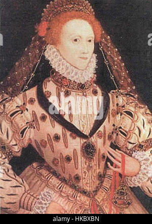 Elizabeth I Artiste Inconnu c 1575 Banque D'Images