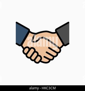 L'icône Poignée vector illustration simple. Traiter ou un accord de symbole. Illustration de Vecteur